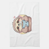 Cute Sloth Coffee Lover Shirt � Funny Fueled by Co Theedoek (Verticaal)