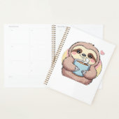 Cute Sloth Coffee Lover Shirt � Grappig koffie ges Planner (Display)
