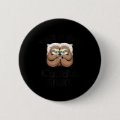 Cute Sloth Couple This Is Our Cuddle  Ronde Button 5,7 Cm (Voorkant)