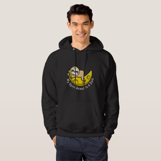 Cute Sloth Dreaming Hoodie (Voorkant volledig)