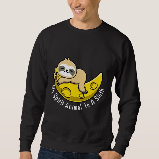 Cute Sloth Dreaming Trui (Voorkant)
