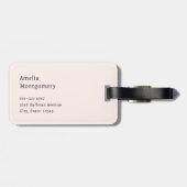 Cute Sloth Driving a Pink Convertible Bagagelabel (Achterkant horizontaal)