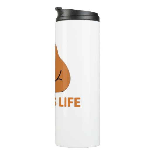 Cute Sloth Eating Ramen � Funny Noodle Lover Desig Thermosbeker (Geroteerd rechts)