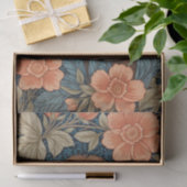 Cute Sloth Elegant Floral William Morris Inspired Tissuepapier (Geschenk)