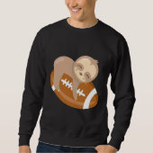 Cute Sloth Football Trui (Voorkant)