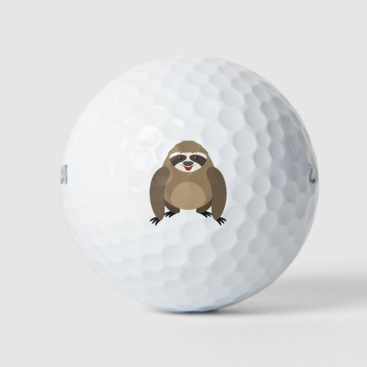 Cute sloth golfballen (Voorkant)