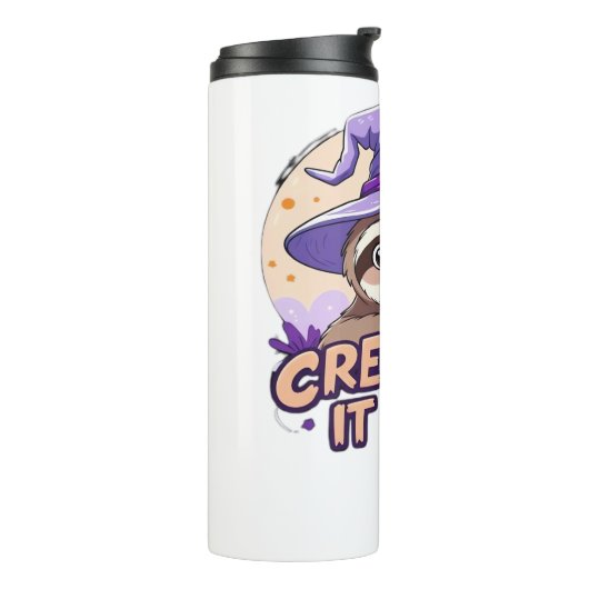 Cute Sloth Halloween Shirt � Funny Creep It Slow W Thermosbeker (Gedraaid links)