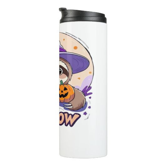 Cute Sloth Halloween Shirt � Funny Creep It Slow W Thermosbeker (Geroteerd rechts)