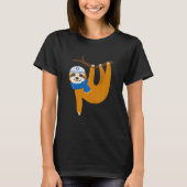 Cute Sloth Hanukkah Lazy Sloths Lover Jewish Funny T-shirt (Voorkant)