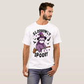 Cute Sloth Happy Halloween (2) T-shirt (Voorkant volledig)