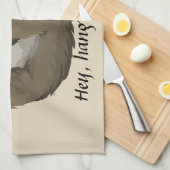 Cute sloth || Hey, hang me terug! Theedoek (Quarter Fold)