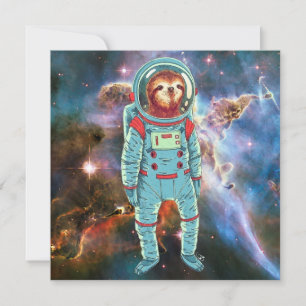 Cute Sloth Holiday Card Feestdagenkaart