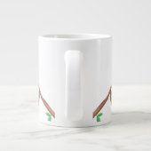 Cute sloth Ik hang met je. Grote Koffiekop (Achterkant)