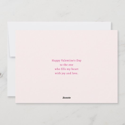 Cute Sloth in a Pink Convertible Valentine's Day Feestdagenkaart (Achterkant)