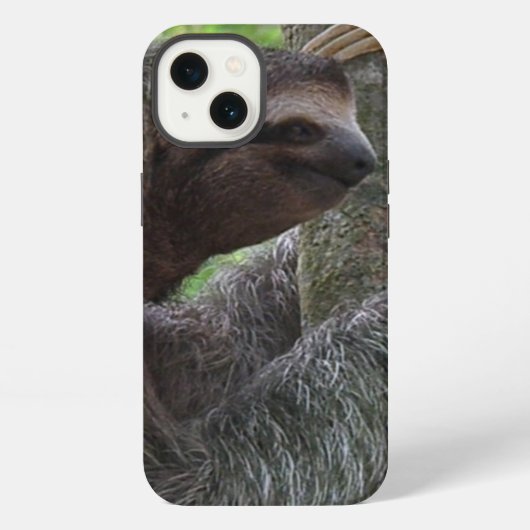 Cute Sloth iPhone Hoesje (Achterkant)