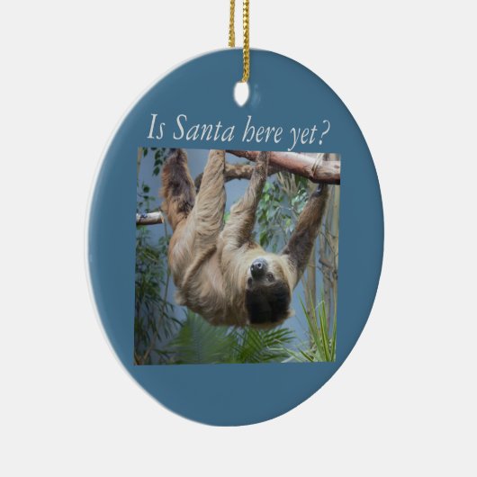 Cute Sloth Keramisch Ornament (Rechts)