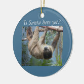 Cute Sloth Keramisch Ornament (Links)
