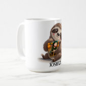 Cute Sloth Koffiemok (Voorkant links)