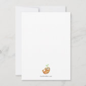 Cute Sloth Ma Baby Happy Moederdag card Bedankkaart (Achterkant)