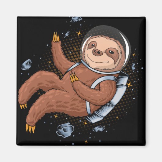 Cute Sloth Magneet (Voorkant)