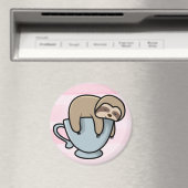 Cute Sloth Magneet (Insitu (Vaatwasser))