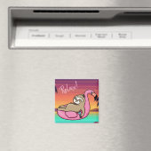 Cute Sloth Magneet (Insitu (Vaatwasser))