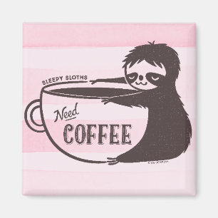 Cute Sloth Magneet