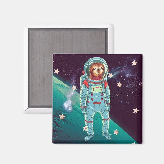 Cute Sloth Magneet (Voorkant / Achterkant)