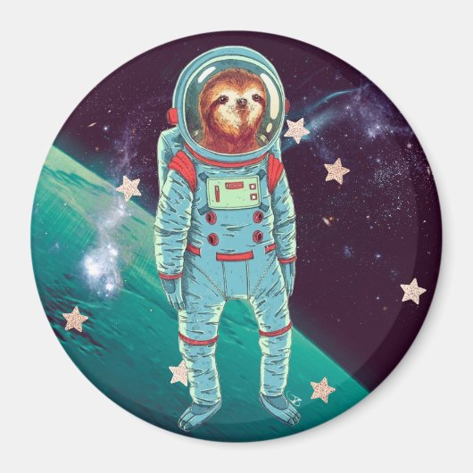 Cute Sloth Magneet (Voorkant)