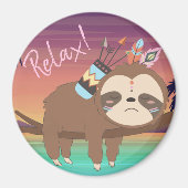 Cute Sloth Magnet (Voorkant)