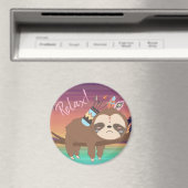 Cute Sloth Magnet (Insitu (Vaatwasser))