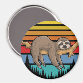 Cute Sloth Magnet (Voorkant / Achterkant)