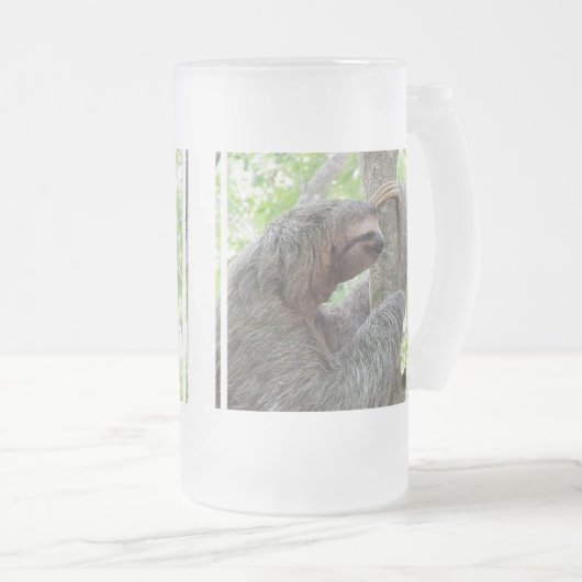 Cute Sloth Matglas Bierpul (Voorkant rechts)