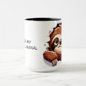 Cute sloth mok (Midden)