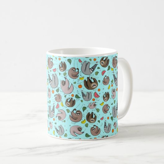 Cute Sloth Mok (Voorkant rechts)