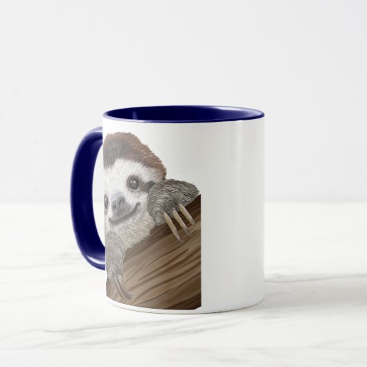 Cute sloth mok (Voorkant links)