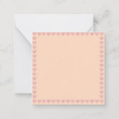 Cute Sloth Notitiekaartje (Achterkant)