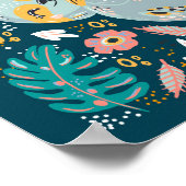 Cute Sloth Nursery Poster (Hoek)