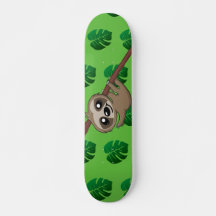 Cute Sloth Oerwoud Green Cartoon Rainforest Animal