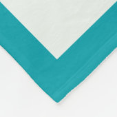 Cute Sloth op School Personalized Fleece Deken (Hoek)