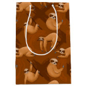 Cute sloth party elk doel medium cadeauzakje (Voorkant)