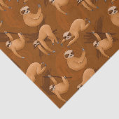 Cute sloth party elk doel tissuepapier (Detail)