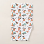 Cute Sloth Pattern Bad Handdoek (Handdoek)