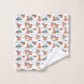 Cute Sloth Pattern Bad Handdoek (Wasdoekje)