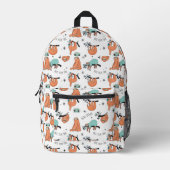 Cute Sloth Pattern Bedrukte Rugzak (Voorkant)