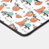 Cute Sloth Pattern Bureaumat (Hoek)