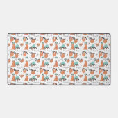 Cute Sloth Pattern Bureaumat (Voorkant)