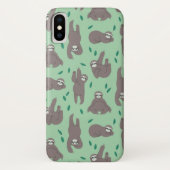 Cute Sloth Pattern Case-Mate iPhone Case (Achterkant)
