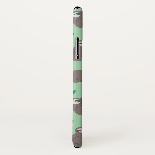 Cute Sloth Pattern Case-Mate iPhone Case (Achterkant / rechts)