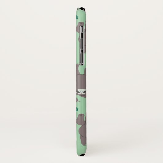 Cute Sloth Pattern Case-Mate iPhone Case (Achterkant/links)